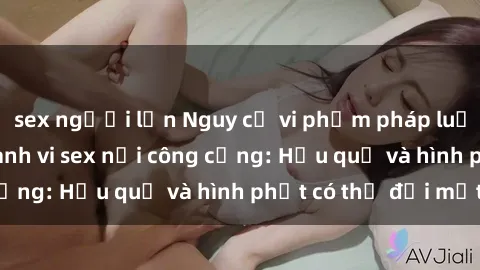sex người lớn Nguy cơ vi phạm pháp luật khi thực hiện hành vi sex nơi công cộng: Hậu quả và hình phạt có thể đối mặt